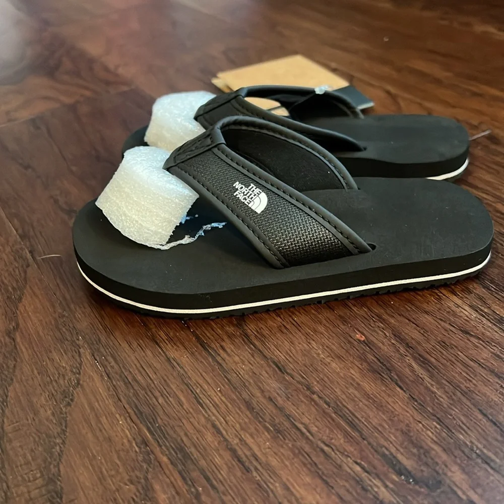 The North Face flip flops